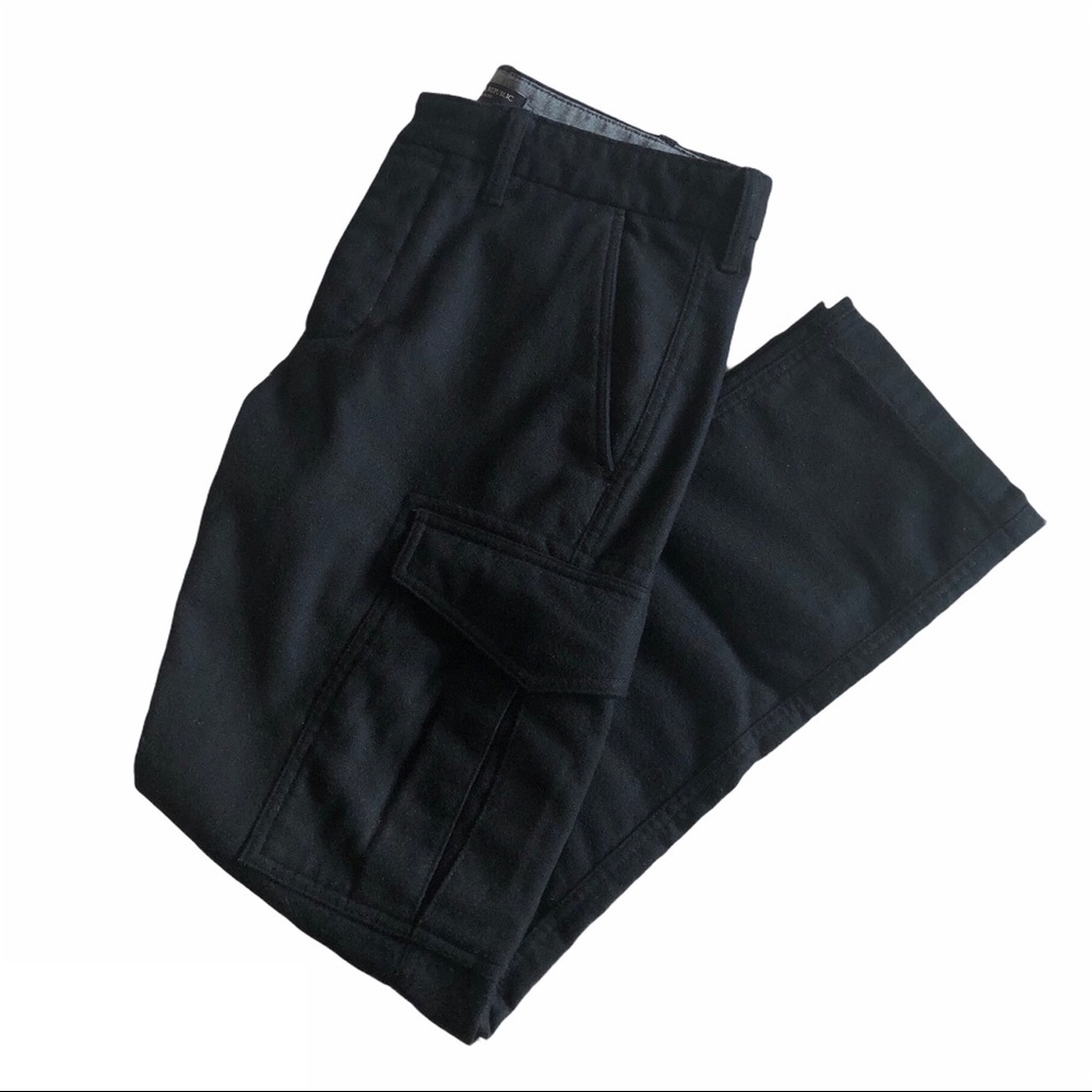 SOLD 💰 WOOL CARGO TROUSERS - Banana Republic Slim Fit Dress Pants